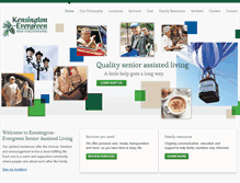 Tablet Screenshot of kensington-evergreen.com